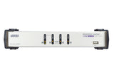 4 Port Usb Dual Kvm, Support One Pc With Two Display Cs1744c-At