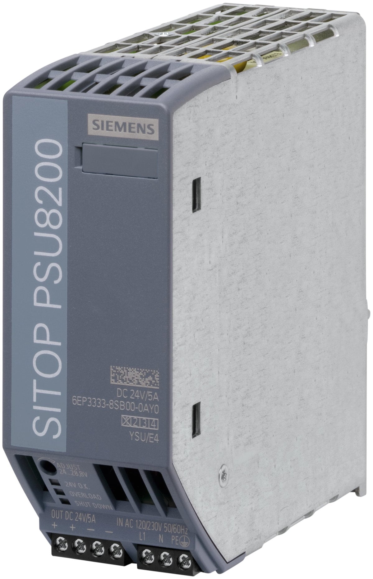 Siemens 6ep33338sb000ay0 Fuente De Alimentación Para Carril Din Din-Rail/Dc 5 A - Pc-/Server Fuente De Alimentación - 120 W