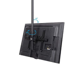 Startech.Com Base Soporte Vesa Ajustable De Montaje En Techo Para Pantallas De 37 A 70 Pulgadas - Mástil Corto