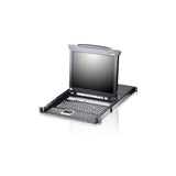 8 Port 19" Lcd Kvmp Switch, Usb Port Integrated