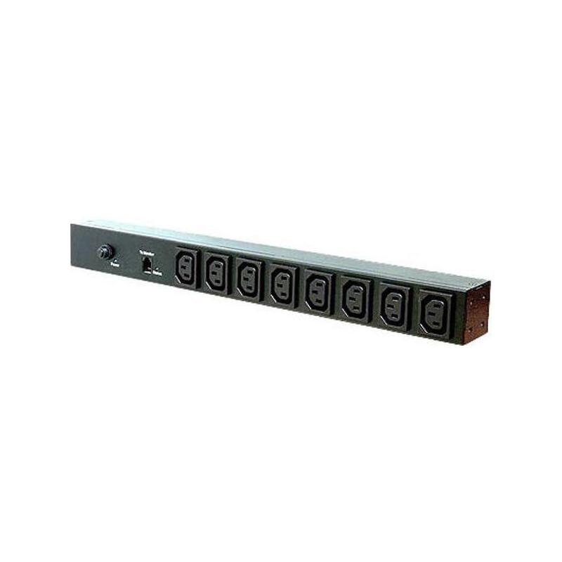 8 Ports Rack Pdu 1u 16a 230v  Iec320 C20 Plug 8xc14