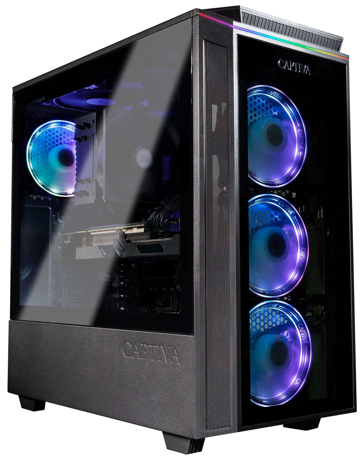 Captiva Highend Gaming R89-506 Ryz7 7800x3d. 64gb. 2tb Rtx 5070 Ti (16gb Gddr7). Windows 11 Home