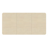 Table Top, 3-Piece Partioned, 1200x600mm, Natural Wood