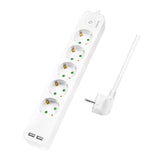 EAN 4052792057812 - LogiLink LPS249U base múltiple 1,5 m 5 salidas AC Interior Blanco imagen 1