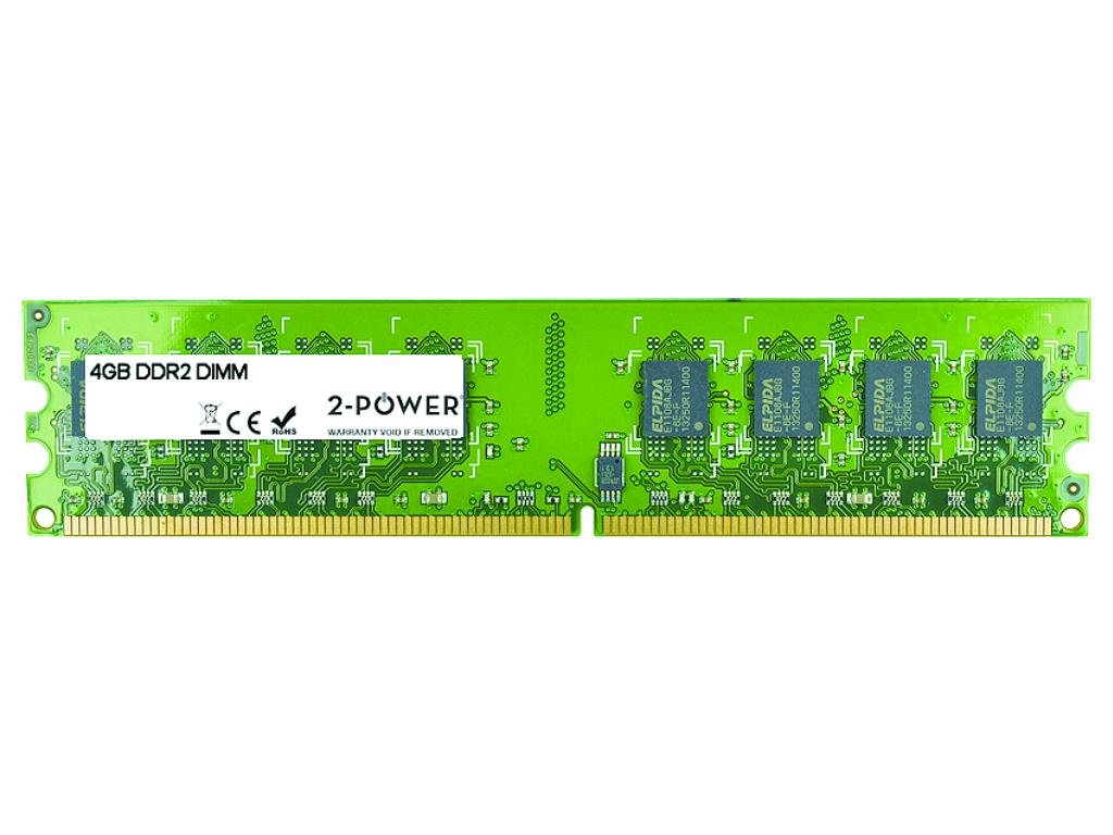 2-Power Memoria 4gb Ddr2 800mhz Dimm 2pdpc2800ubmc14g
