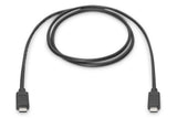 EAN 4016032455288 - Digitus AK-300155-010-S cable USB USB 2.0 1 m USB C Negro imagen 2