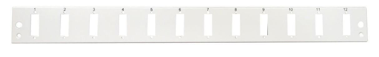 Efb Frontblende 12 X Sc Duplex Lc Quad Vertikal, Schwarz