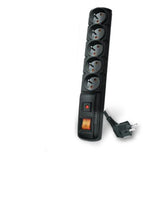 EAN 5904743285302 - ACAR F5 base múltiple 1,5 m 5 salidas AC Interior Negro imagen 1