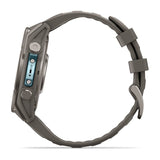 Garmin Fenix 9 Titanio Con Correa De Silicona En Gris Smartwatch 47mm