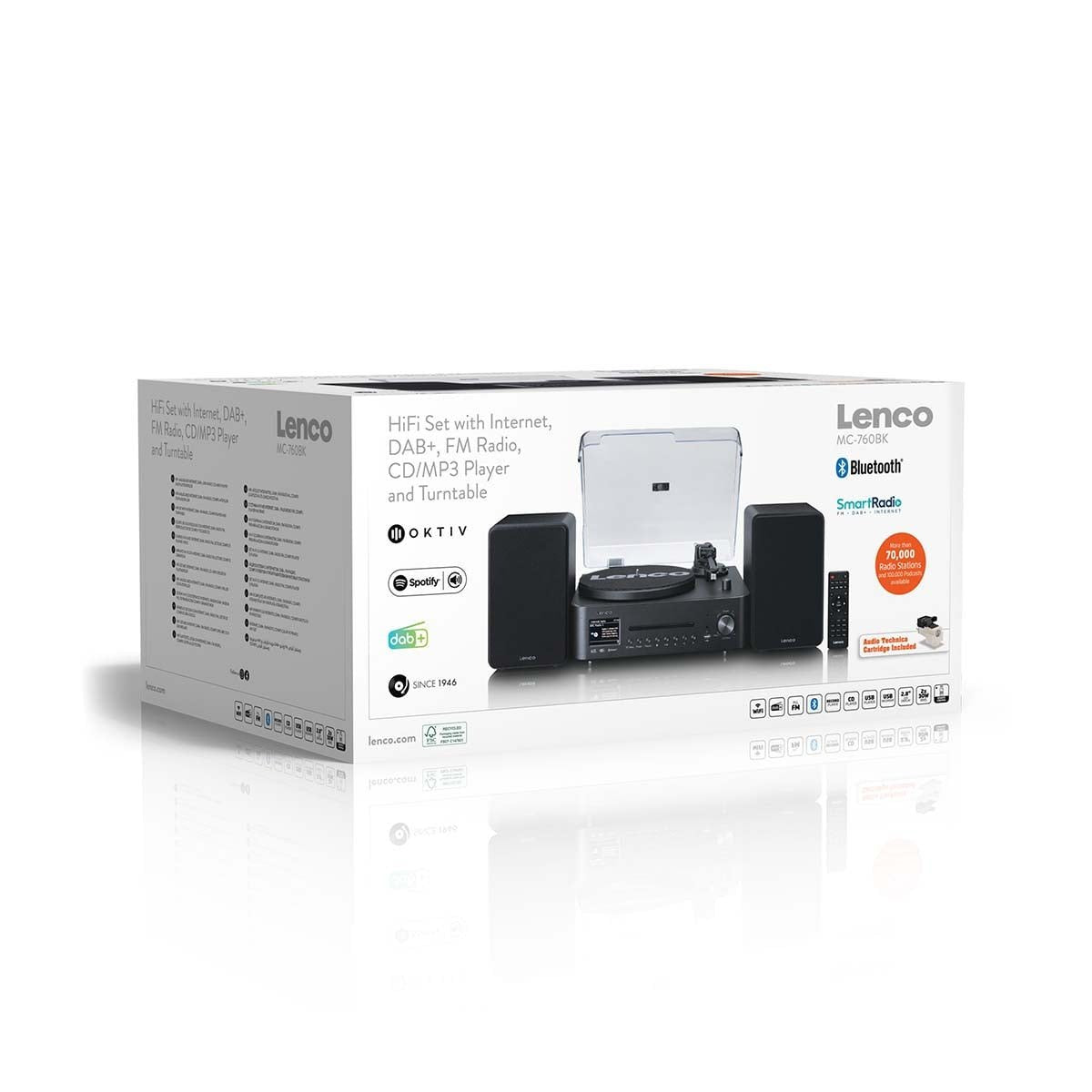EAN 8711902093701 - Lenco MC-760BK sistema de audio para el hogar 60 W Negro imagen 13