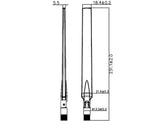 EAN 4043619889136 - DeLOCK 88913 antena para red Antena omnidireccional RP-SMA 7 dBi imagen 3