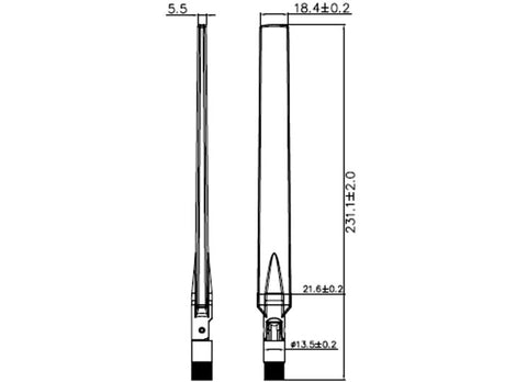 EAN 4043619889136 - DeLOCK 88913 antena para red Antena omnidireccional RP-SMA 7 dBi imagen 3