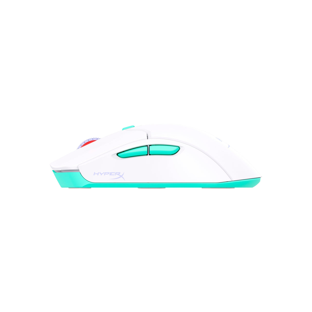 Hp Hyperx Pulsefire Haste 2 Core Inalámbricos: Ratón Gaming (Blanco/Verde/Púrpura)