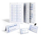 Insertar Carteles Durable Badgemaker 40x75mm 240 Piezas Blanco