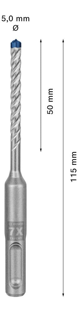 Bosch Expert Broca Sds-Plus-7x, Ø 5mm 2608900059