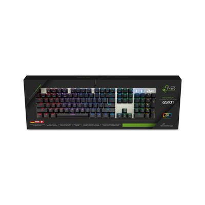 Teclado Alemán Mediarange Mrgs101 Usb Qwertz Negro, Plata