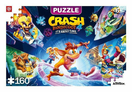 EAN 5908305240365 - Cenega Crash Bandicoot 4: It's About Time Puzzle rompecabezas 160 pieza(s) Videojuego imagen 1