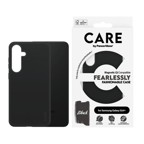 EAN 5715685012365 - PanzerGlass CARE™ by ® Case Black w. Qi Compatible Samsung Galaxy S24+ funda para teléfono móvil Negro imagen 2