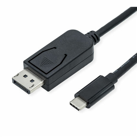 EAN 7630049619142 - ROLINE 11.04.5835 adaptador de cable de vídeo 1 m DisplayPort USB Tipo C Negro imagen 1