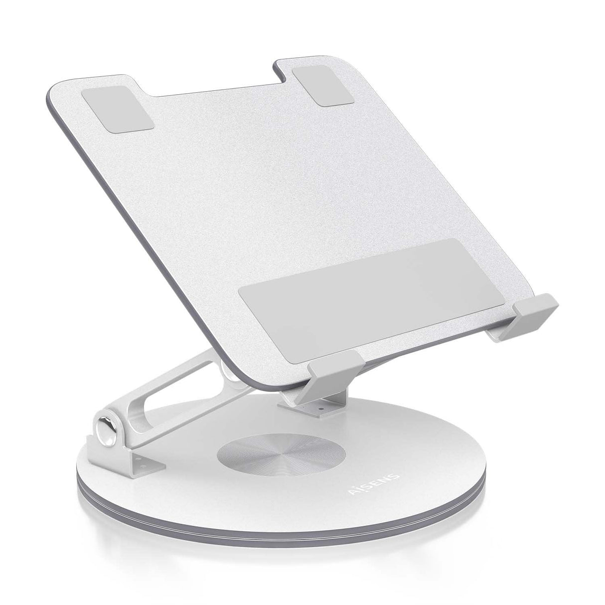Aisens Soporte De Sobremesa Giratorio Ajustable Para Portatil / Tablet 7-13, Plata