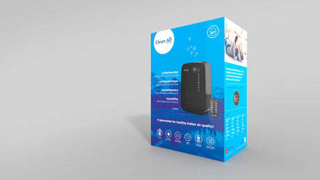 EAN 8718546312168 - Clean Air Optima CA-607B humidificador Ultrasónica 5,5 L Negro 25 W imagen 9