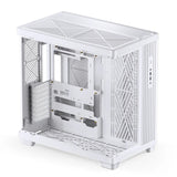 Caja Pc Jonsbo Tk-4 Midi-Tower, Atx, Tempered Glass - Blanco