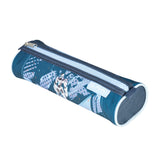 Herlitz Loop Plus Techmech Juego De Mochila Escolar Niño Poliéster Azul, Naranja