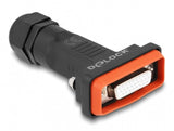Delock D-Sub Hd De 26 Pines Hembra Con Carcasa Ip67 Resistente Al Agua