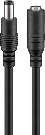 EAN 4040849766718 - Goobay 76671 cable de transmisión Negro 5 m 5.5 x 2.1 mm imagen 2
