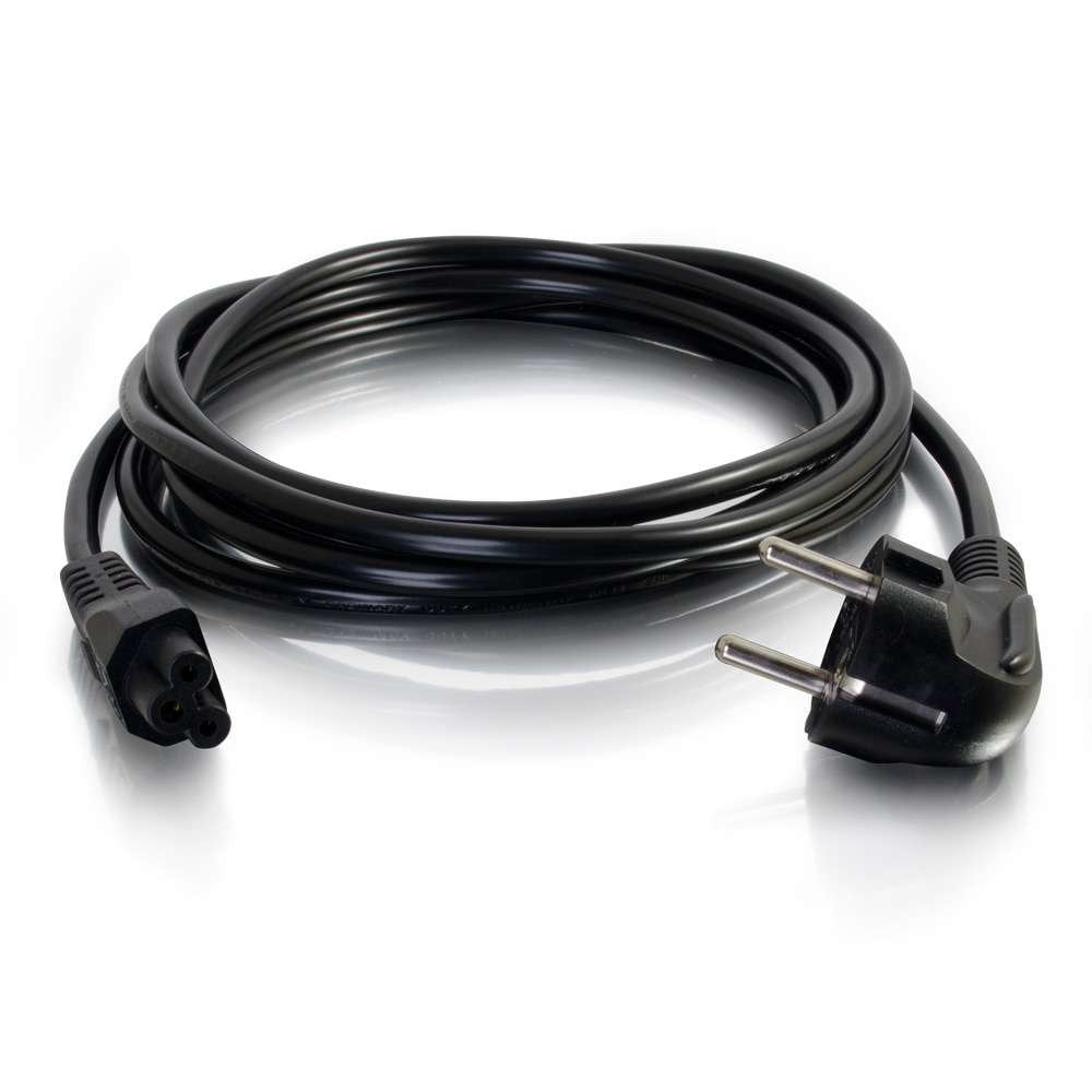 C2g Cable De Alimentación Europeo Para Portátil, 1 M (Cee 7/7 A Iec 60320 C5)