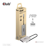 EAN 8719214473082 - CLUB3D CSV-1586 hub de interfaz Thunderbolt 3 40000 Mbit/s Plata imagen 1