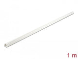 Delock Cablekanal Mini Selbstschliessend Selbstklebend 12 X 12 Mm - Länge 1 M Weiss