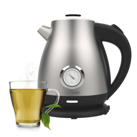 EAN 8435484014588 - Cecotec Thermosense 620 Retro Steel tetera eléctrica 1,7 L 2200 W Acero inoxidable imagen 2