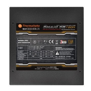 EAN 4713157529916 - Thermaltake SPS-730M unidad de fuente de alimentación 730 W 20+4 pin ATX ATX Negro imagen 4