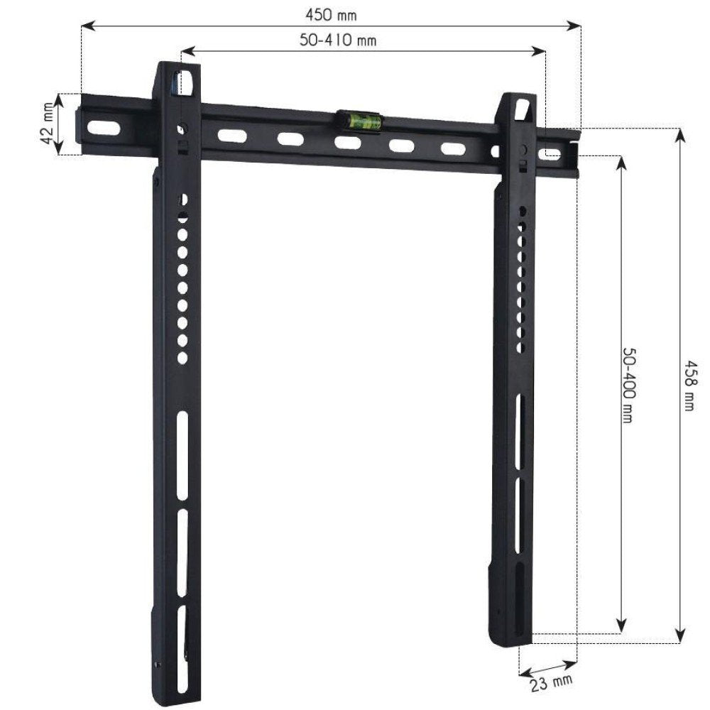 Techly Ica-Plb 140m Soporte De Pared Para Tv 32-55" Led/Lcd 50kg Delgado 23mm