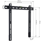 Techly Ica-Plb 140m Soporte De Pared Para Tv 32-55" Led/Lcd 50kg Delgado 23mm