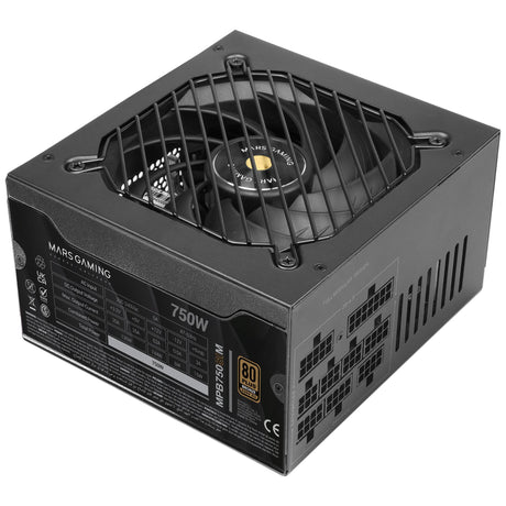 EAN 8435693110040 - Mars Gaming MPB750SIM unidad de fuente de alimentación 750 W 24-pin ATX ATX Negro imagen 2