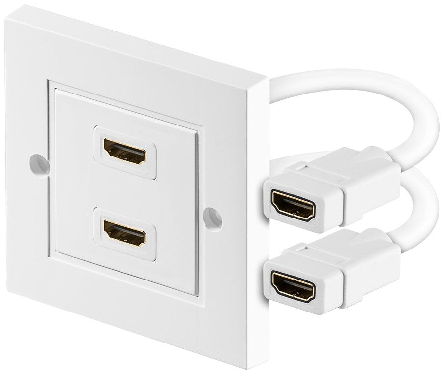 Hdmi Wall Socket - 2 X Hdmi A Jack > 2 X Hdmi A Jack