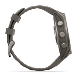 Garmin Fenix 9 Titanio Con Correa De Silicona En Gris Smartwatch 47mm