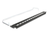 Delock 67058 Patchpanel Tipo-D De 19" Con Alivio De Tensión, 16 Puertos, 1u, Negro