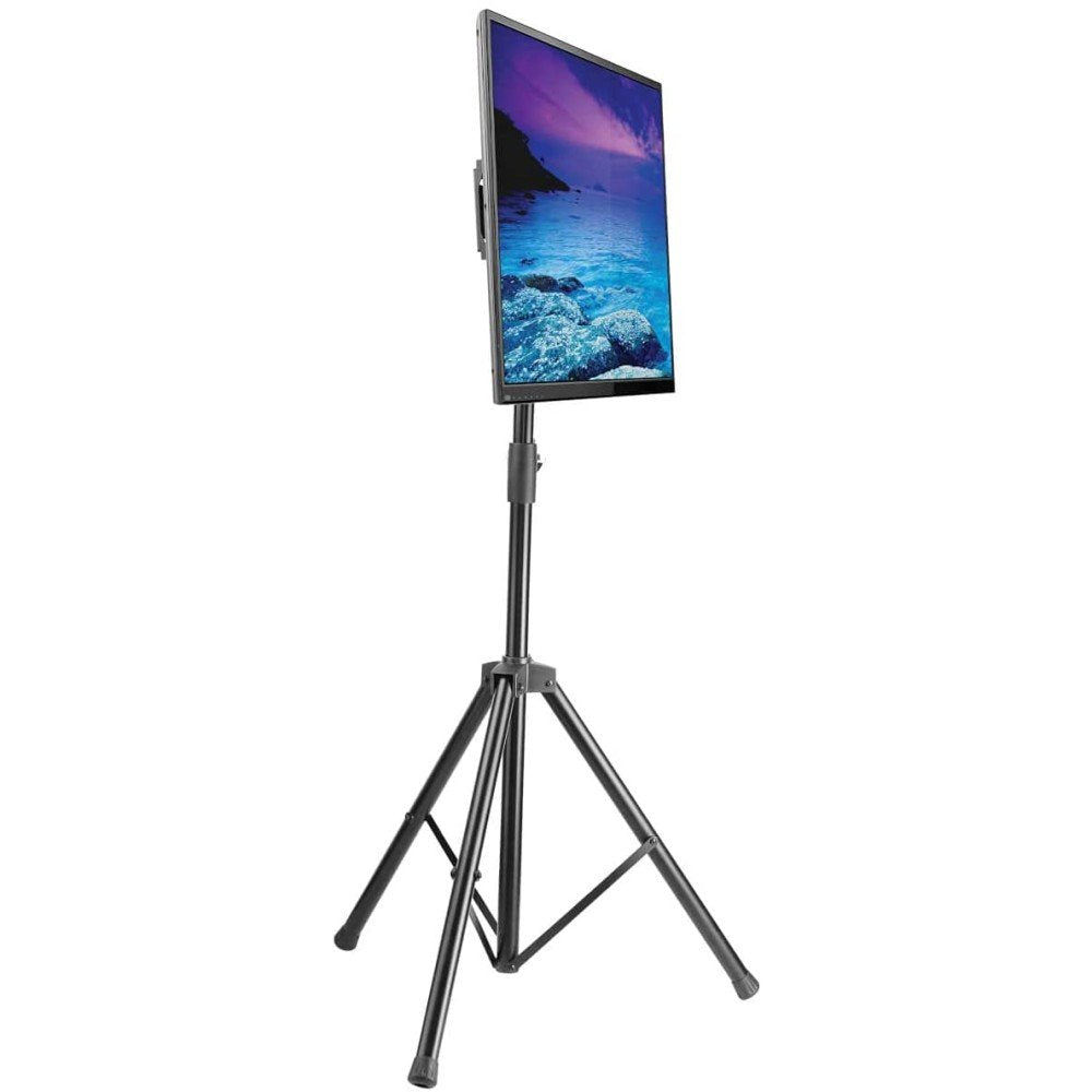 Techly Ica-Tr17t Soporte De Pie Para Pantalla Plana 177,8 Cm (70") Soporte De Suelo Con Ruedas Para Pantalla Plana Negro