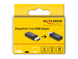 Delock Aktiver Displayport 1.4 Zu Hdmi Adapter 8k Mit Hdr Funktion