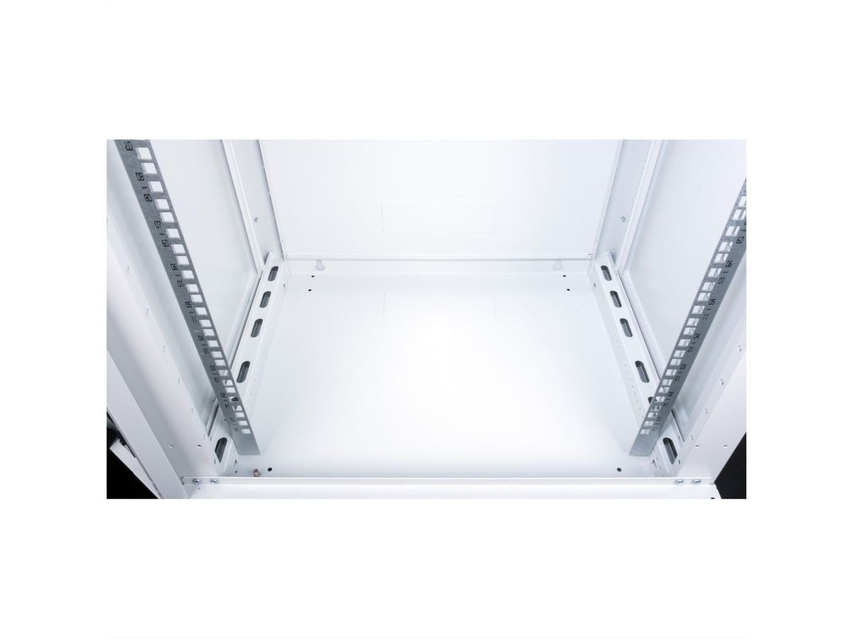 Roline 19-Zoll Wandgehuse Basic Plus 18he, 600x450 Bxt Grau