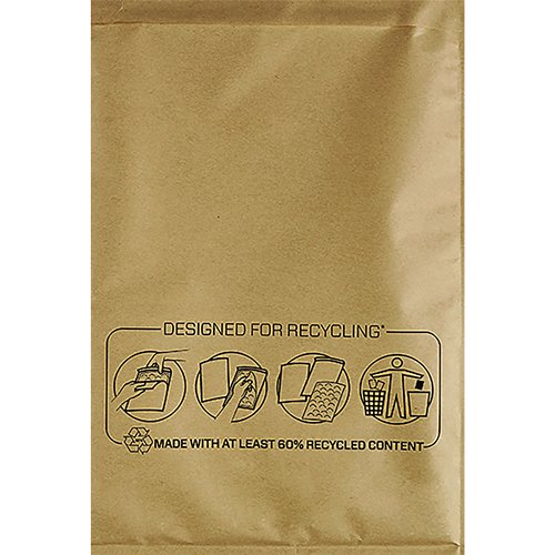 Bankers Box Pack De 50 Bolsas De Burbujas Acolchada - Medida 350x470mm - Burbujas Internas Para Amortiguacion - Ideal