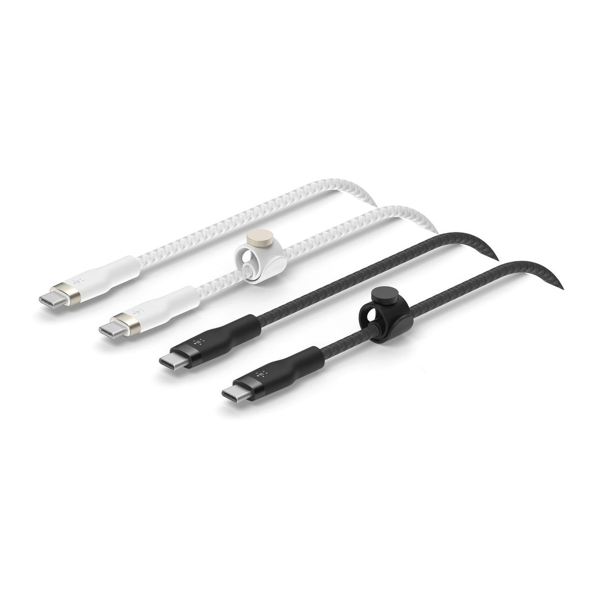 1x2 Belkin Pro Flex Silicone 1m Usb-C/Usb-C B+W  Cab011bt1mbw2pk