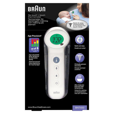 EAN 4022167004000 - Braun BNT400 Teledetección Blanco Frente imagen 3