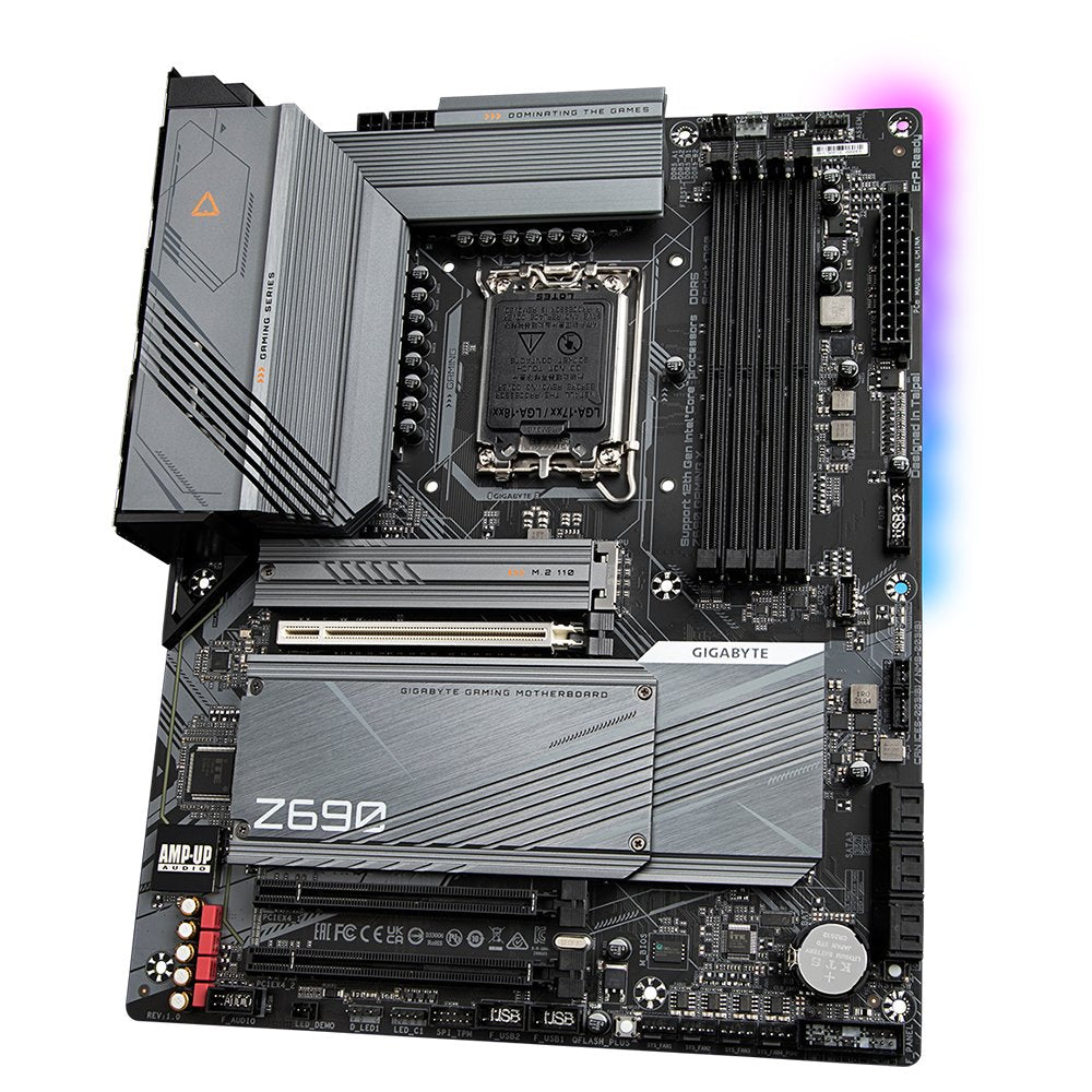 Placa Base Gigabyte Intel 1700 Z690 Gaming X  Atx,  4*Ddr5 4800,  M.2 4x4,  Usb3.2 Gen2