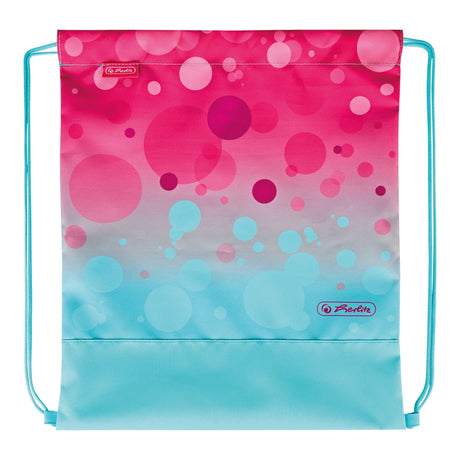 EAN 4008110344539 - Herlitz SoftLight Plus GreenLine Pink Bubbles juego de mochila escolar Chica Poliéster Azul, Rosa imagen 15
