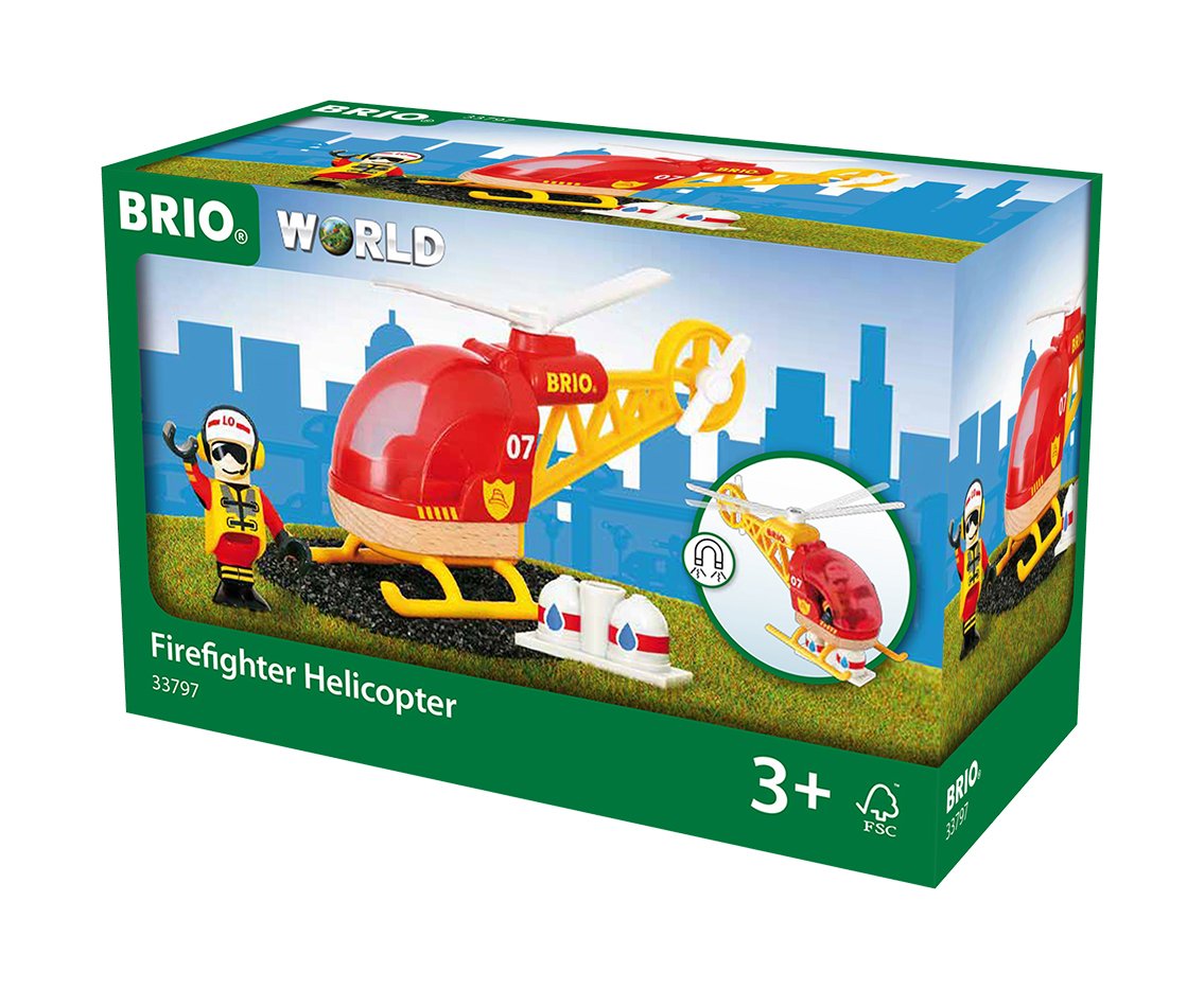 Brio World World Fire Department Helicóptero  33797