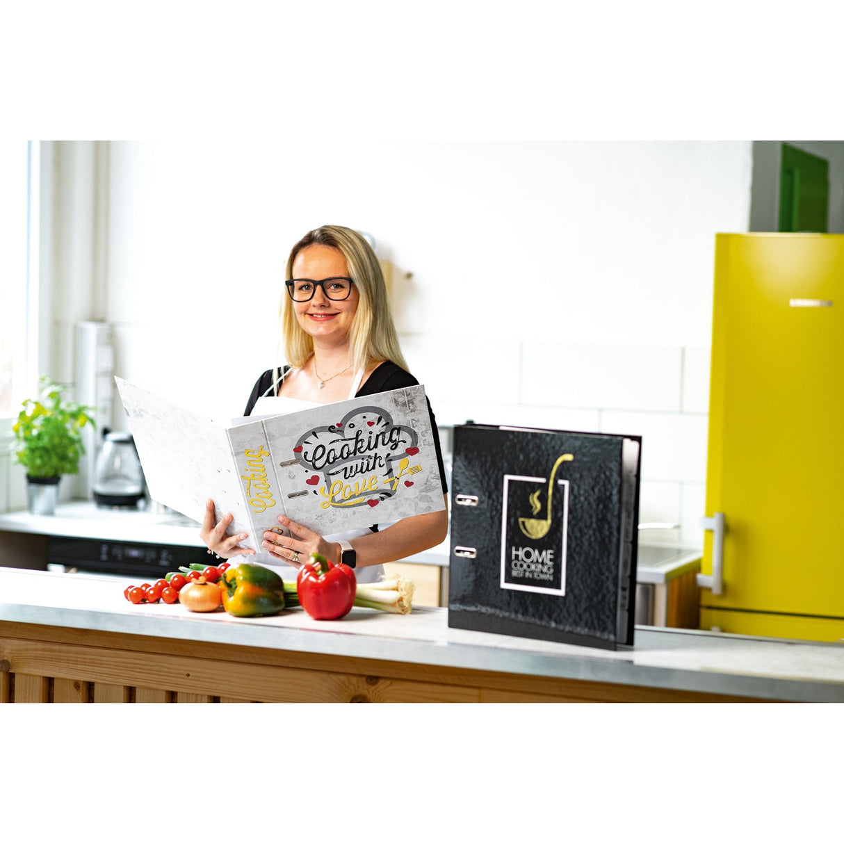 Carpeta De Recetas Herma Cocinar Con Amor A4